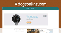 Desktop Screenshot of dogsonline.com